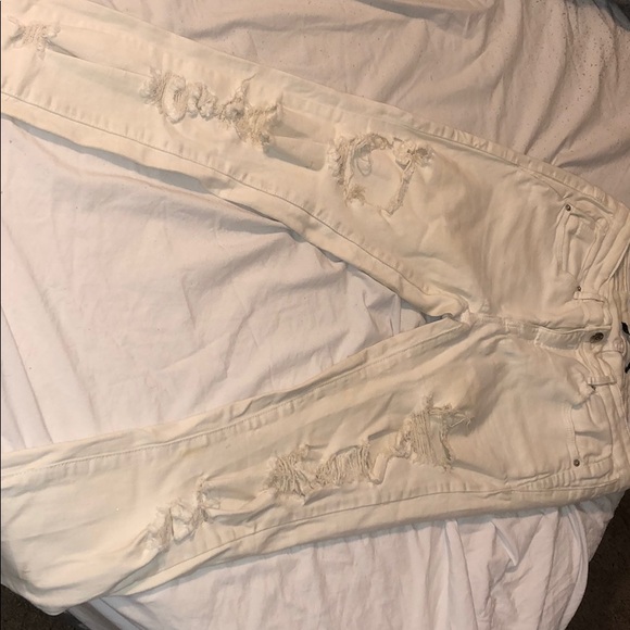 White ZARA pants summer/spring collection size 8 - Picture 2 of 7